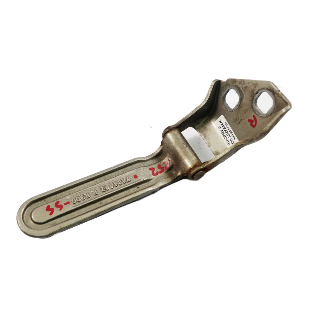 Mini R52 Cabrio Tailgate Boot Lid Hatch Hinge Right O/S Sparkling Silver A60 - SKU 7111442-SS - Part number 7144002