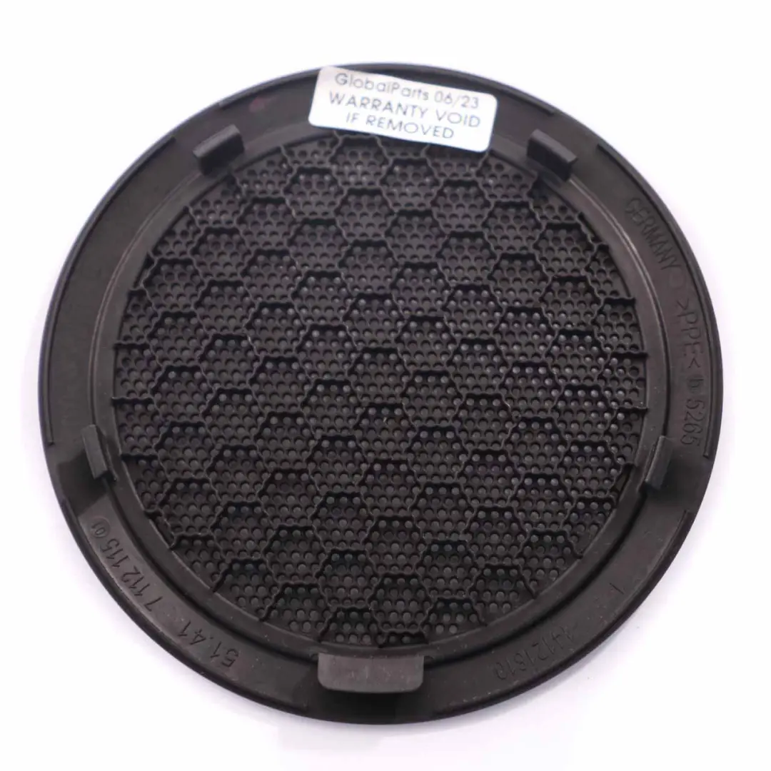 BMW Serie Z4 E85 E86 Panel lateral trasero Cubierta Altavoz Negro - SKU 7112117 - Número de pieza 7112117