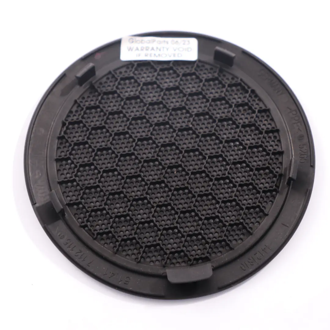 BMW Serie Z4 E85 E86 Panel lateral trasero Cubierta Altavoz Negro - SKU 7112117 - Número de pieza 7112117