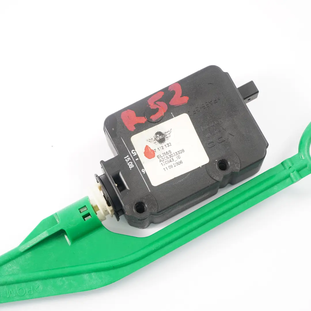 Door Filler Flap Actuator to Mini Cabrio R52 Convertible Fuel with Part number 7112132 Mini Cabrio R52 Convertible Fuel Door Filler Flap Actuator - SKU 7112132 - Part number 7112132