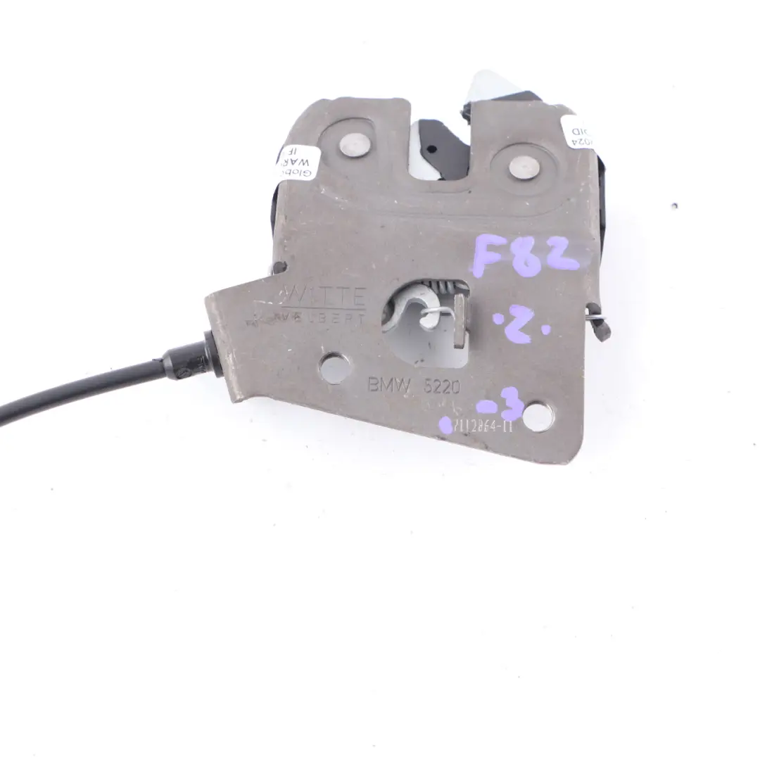 BMW F82 M4 Rear Seat Frame Mechanism Right O/S Lock Catch Handle - SKU 7112864-3 - Part number 7112864