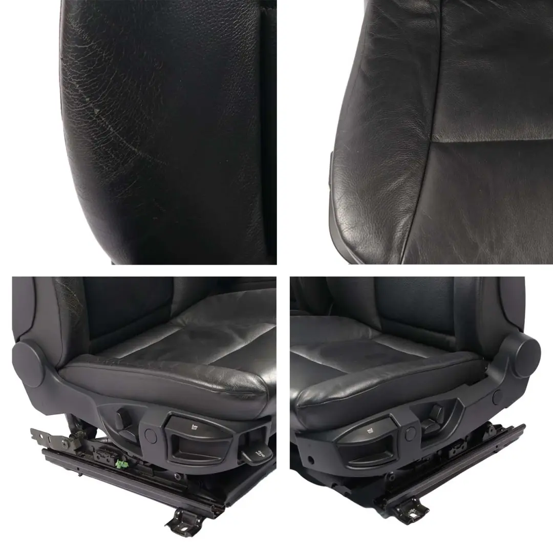 Seats BMW E60 Saloon Heated Black Leather Interior Front Rear Seat Door Cards to with Part number 7113103 Seats BMW E60 Saloon Heated Black Leather Interior Front Rear Seat Door Cards - SKU 7113103-2 - Part number 7113103