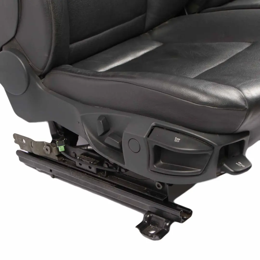  Seats BMW E60 LCI Saloon Black Leather Interior Front Rear Seat Door Cards - SKU 7113103-4 - Part number 7113103