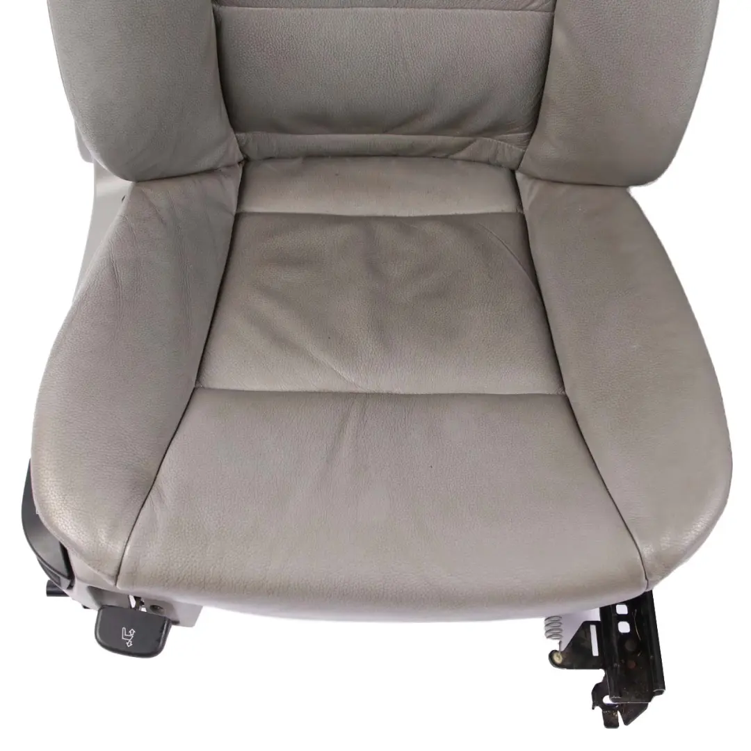 BMW E60 LCI Saloon Heated Grey Leather Dakota Interior Seats Front Rear Seat - SKU 7113104-1 - Part number 7113104