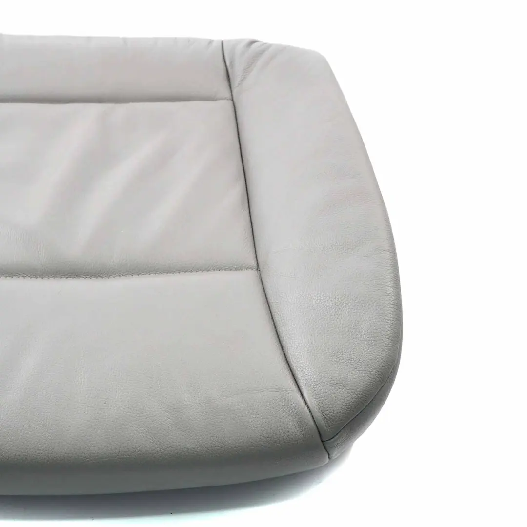 BMW E60 E61 Front Left Right Seat N/O/S Leather Trim Cover Panel Grey - SKU 7113104 - Part number 7113104