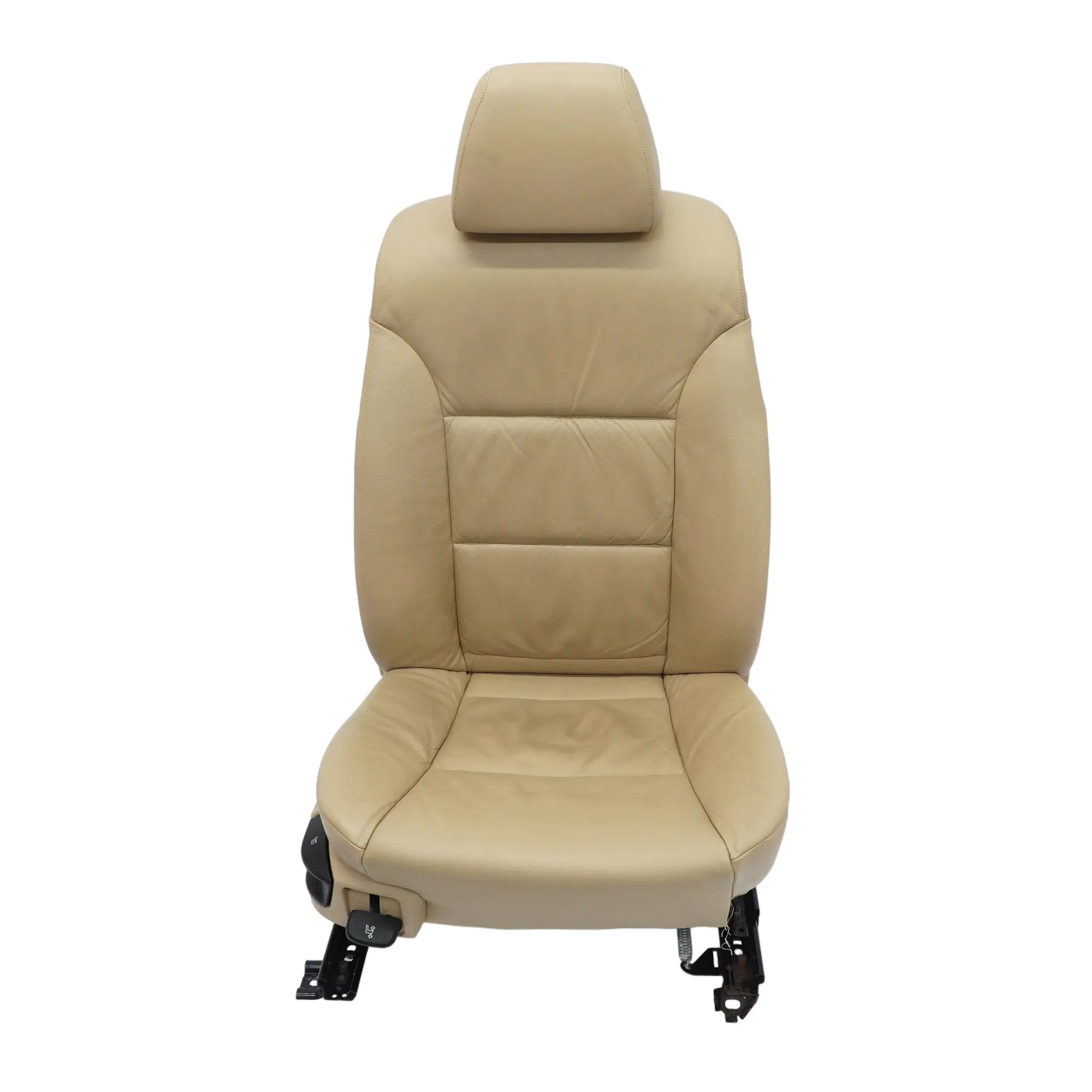 BMW E60 E61 Beige Cuero Delantero Derecho Asiento