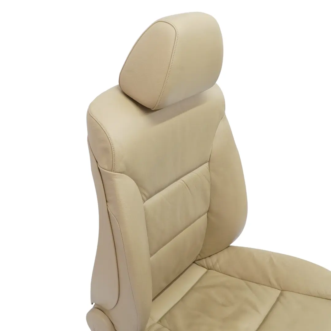 Sedile Anteriore Destro Pelle Beige per BMW E60 E61 con numero di parte 7113112 BMW E60 E61 Sedile Anteriore Destro Pelle Beige - SKU 7113112-3 - Numero di parte 7113112