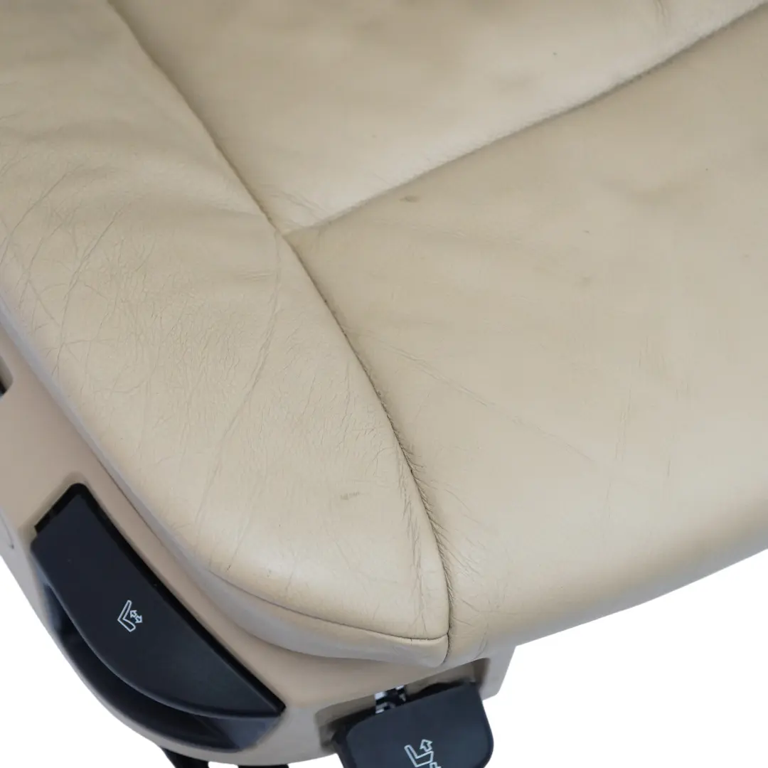 BMW E60 E61 Beige Cuero Delantero Derecho Asiento - SKU 7113112-3 - Número de pieza 7113112