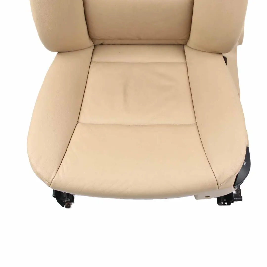 BMW E60 E61 Vorne Links Sitz Beige Leder Dakota - SKU 7113112-5 - Teilenummer 7113112
