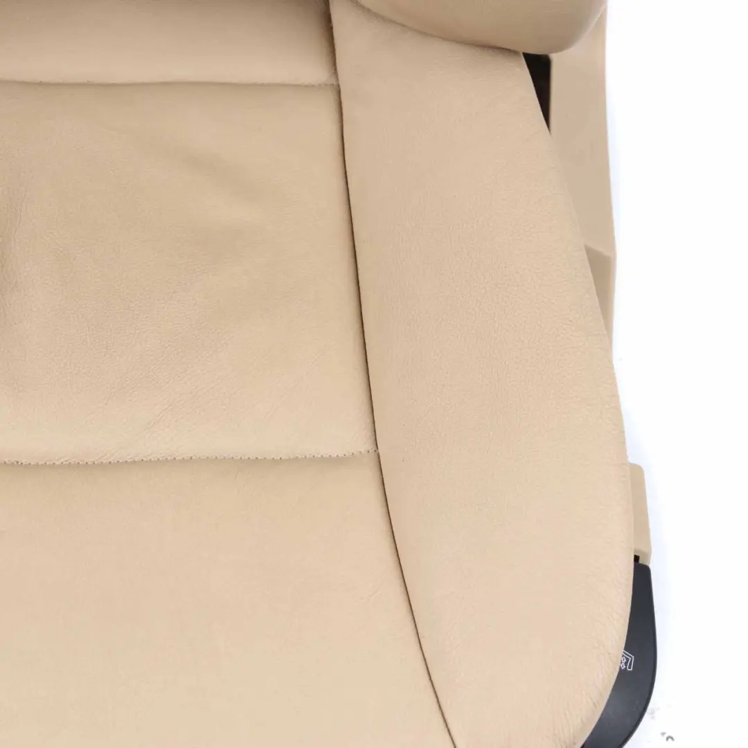 BMW E60 E61 Front Left N/S Seat Beige Leather Dakota - SKU 7113112-5 - Part number 7113112