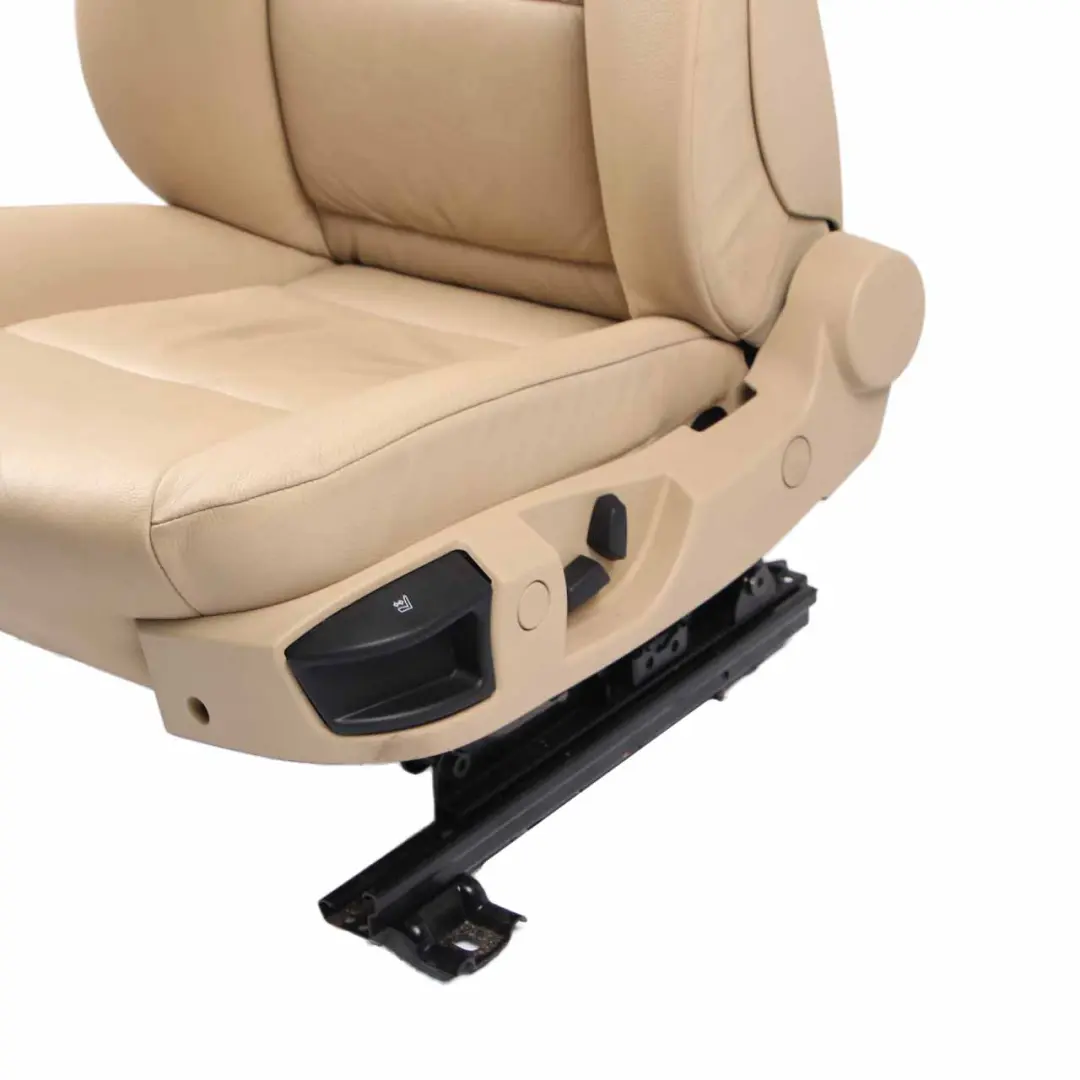 BMW E60 E61 Vorne Links Sitz Beige Leder Dakota - SKU 7113112-5 - Teilenummer 7113112