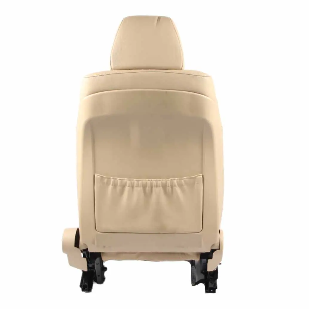 BMW E60 E61 Front Left N/S Seat Beige Leather Dakota - SKU 7113112-5 - Part number 7113112