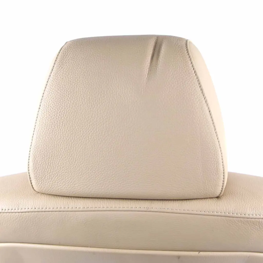 BMW E60 E61 Front Left N/S Seat Beige Leather Dakota - SKU 7113112-5 - Part number 7113112