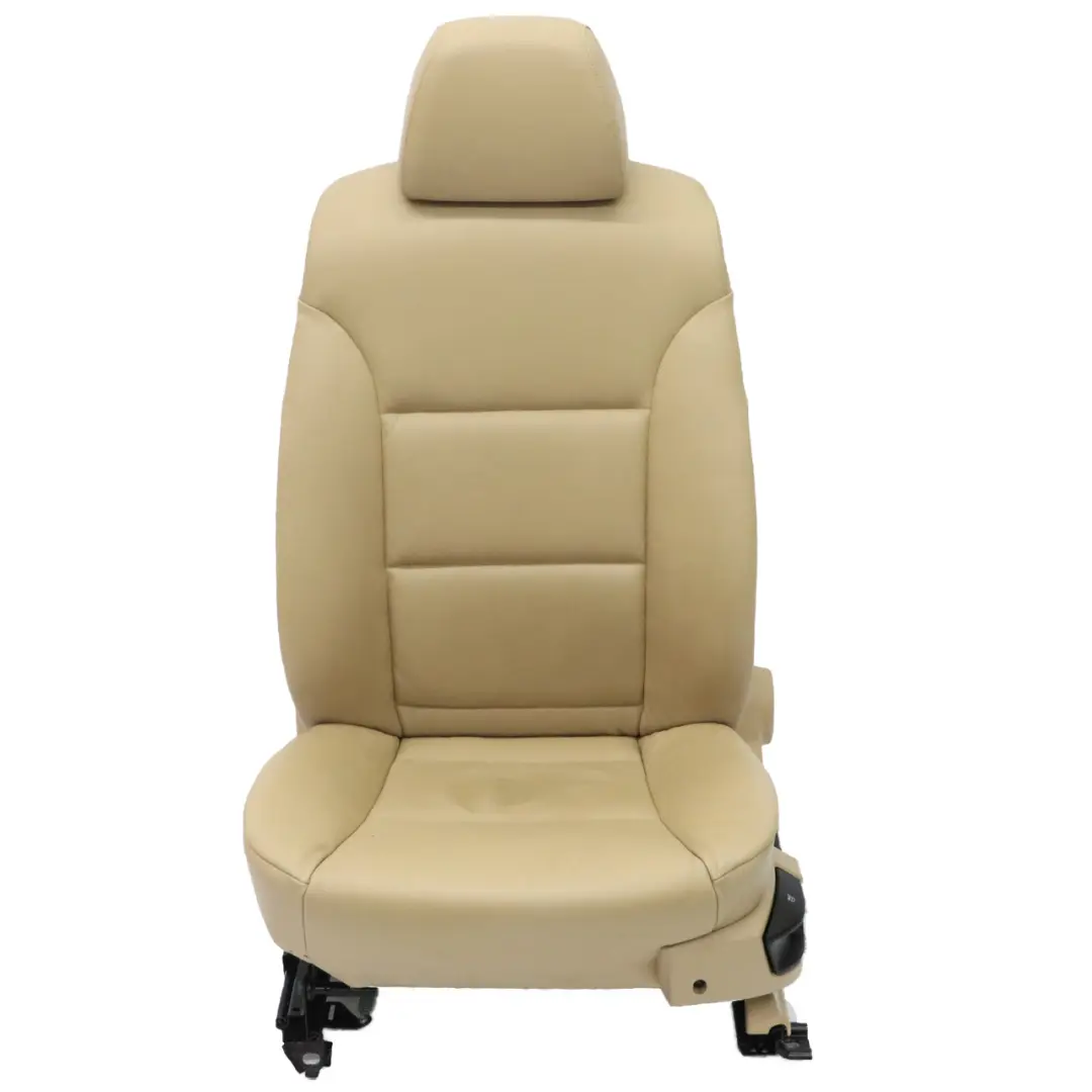 Siège avant gauche Cuir Beige Dakota Interior Electrique pour BMW E60 E61 à propos du numéro de pièce 7113112 BMW E60 E61 Siège avant gauche Cuir Beige Dakota Interior Electrique - SKU 7113112-7 - Numéro de pièce 7113112