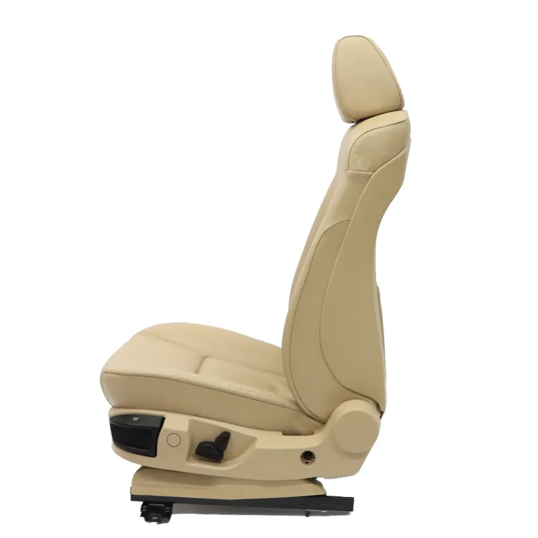 BMW E60 E61 Front Left N/S Seat Beige Leather Dakota Interior Electric - SKU 7113112-7 - Part number 7113112