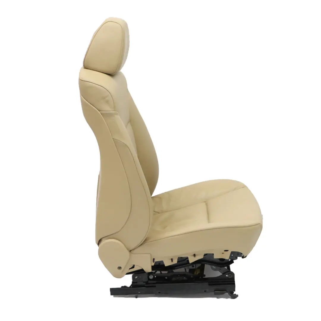 BMW E60 E61 Front Left N/S Seat Beige Leather Dakota Interior Electric - SKU 7113112-7 - Part number 7113112