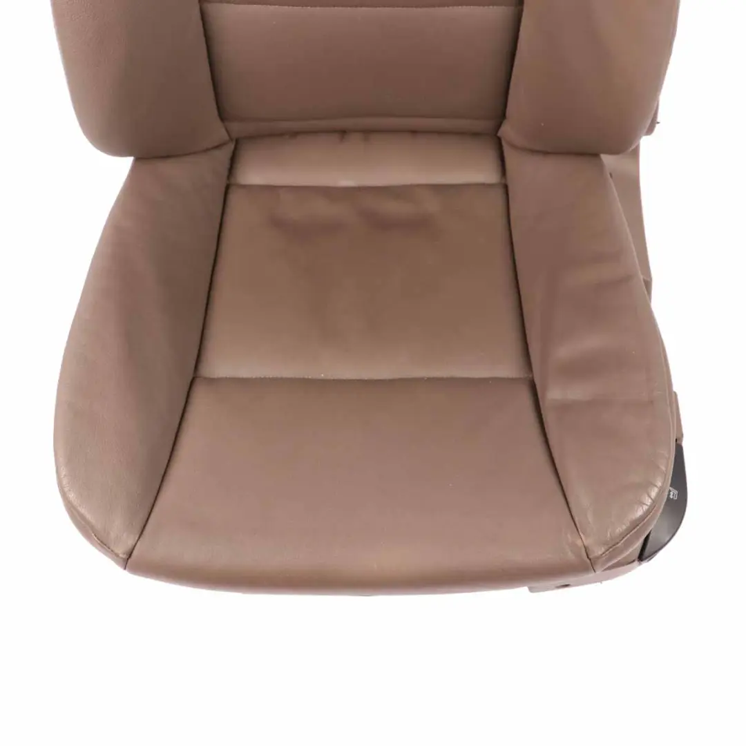 Front Left N/S Seat Heated Truffle Brown Leather Dakota Interior to BMW E60 with Part number 7113120 BMW E60 Front Left N/S Seat Heated Truffle Brown Leather Dakota Interior - SKU 7113120-1 - Part number 7113120
