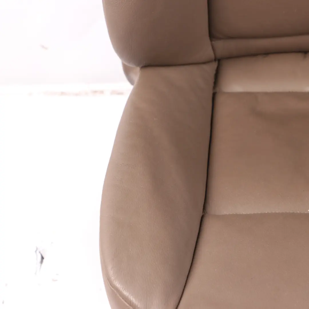 Front Left N/S Seat Heated Truffle Brown Leather Dakota Interior to BMW E60 with Part number 7113120 BMW E60 Front Left N/S Seat Heated Truffle Brown Leather Dakota Interior - SKU 7113120-1 - Part number 7113120
