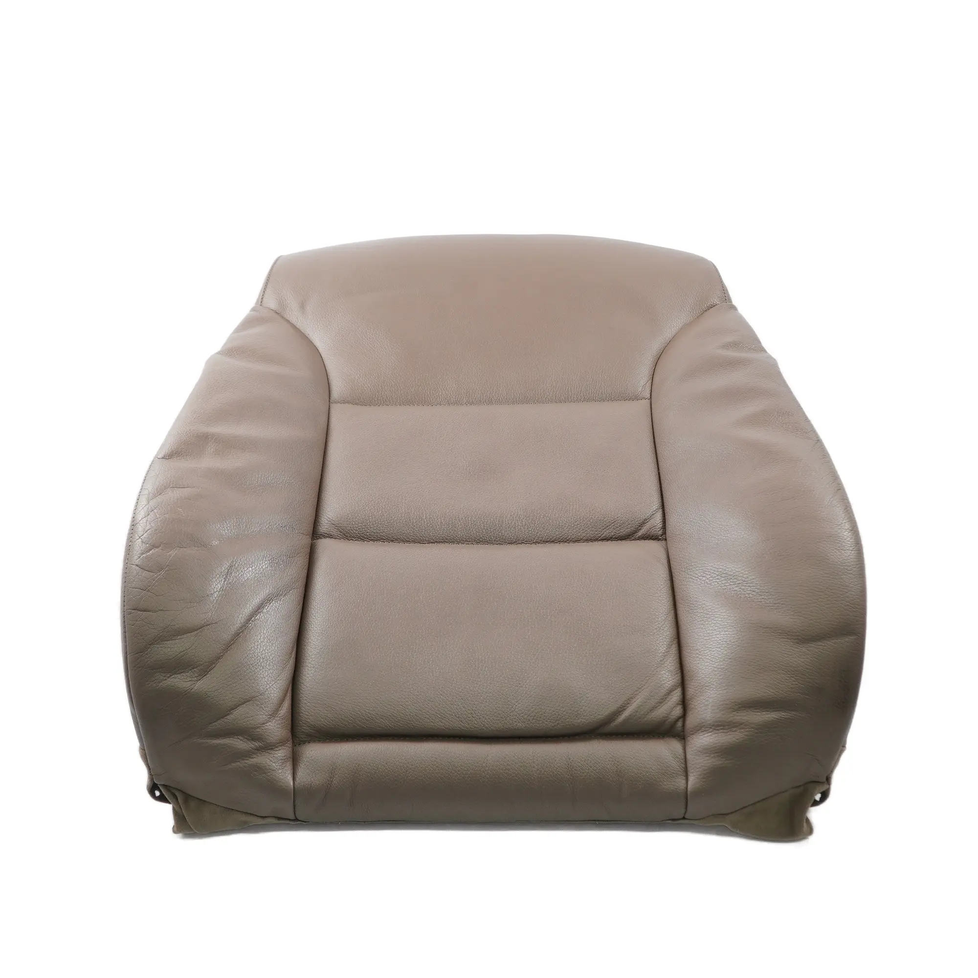 BMW E60 Seat Backrest Front Left Right N/O/S Leather Cover Panel Truffle Brown