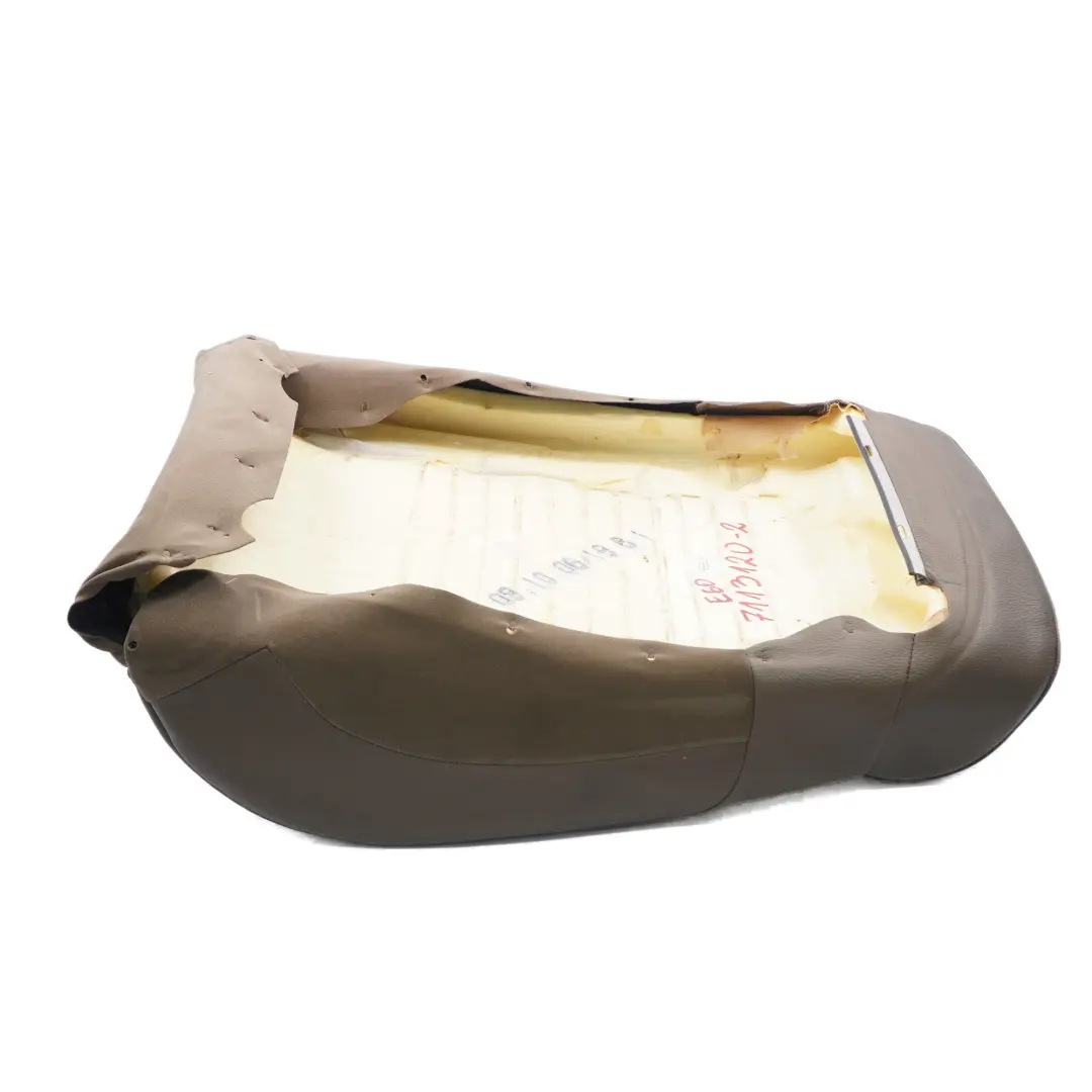 BMW E60 Asiento Respaldo Delantero Izquierdo Derecho Funda Cuero Trufa Marron - SKU 7113120-2 - Número de pieza 7113120