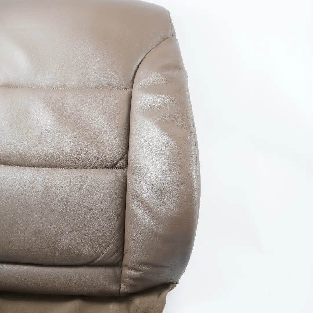 Asiento Respaldo Delantero Izquierdo Derecho Funda Cuero Trufa Marron para BMW E60 con número de pieza 7113120 BMW E60 Asiento Respaldo Delantero Izquierdo Derecho Funda Cuero Trufa Marron - SKU 7113120-2 - Número de pieza 7113120