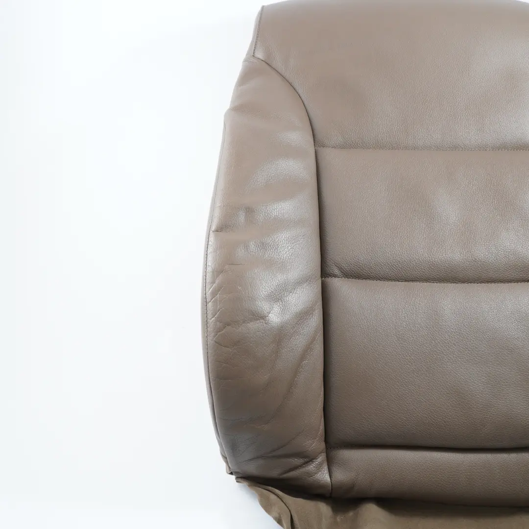 Asiento Respaldo Delantero Izquierdo Derecho Funda Cuero Trufa Marron para BMW E60 con número de pieza 7113120 BMW E60 Asiento Respaldo Delantero Izquierdo Derecho Funda Cuero Trufa Marron - SKU 7113120-2 - Número de pieza 7113120