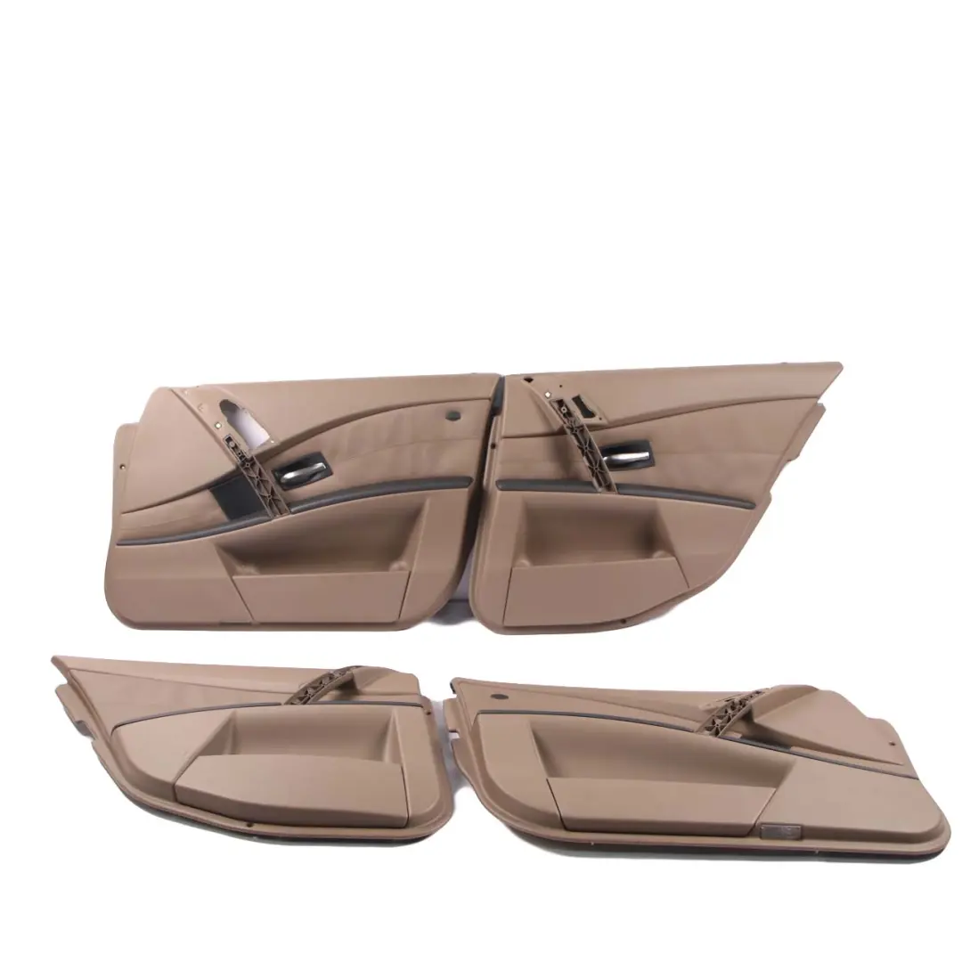 BMW E60 Leather Seats Heated Truffle Brown Interior Front Rear Seat Door Cards - SKU 7113120 - Part number 7113120