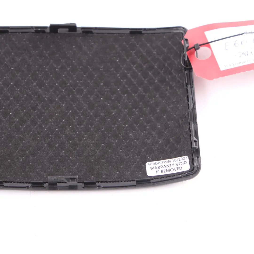 Loudspeaker Cover Rear Left Right N/O/S Parcel Shelf Trim Black to BMW E60 with Part number 7113210 BMW E60 Loudspeaker Cover Rear Left Right N/O/S Parcel Shelf Trim Black - SKU 7113210 - Part number 7113210