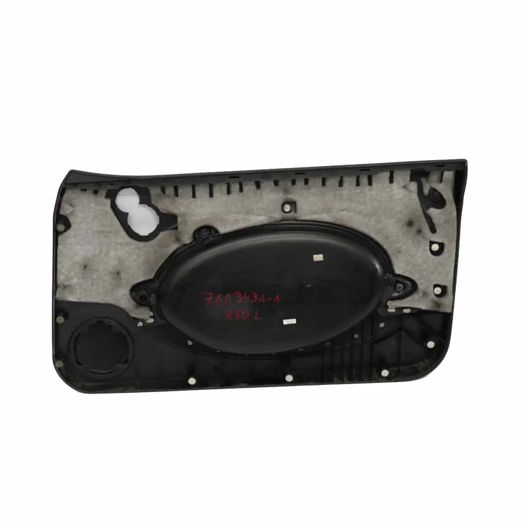 Door Card Front Left N/S Side Trim Panther Black Anthracite to Mini R50 R53 with Part number 7113431 Mini R50 R53 Door Card Front Left N/S Side Trim Panther Black Anthracite - SKU 7113431-1 - Part number 7113431