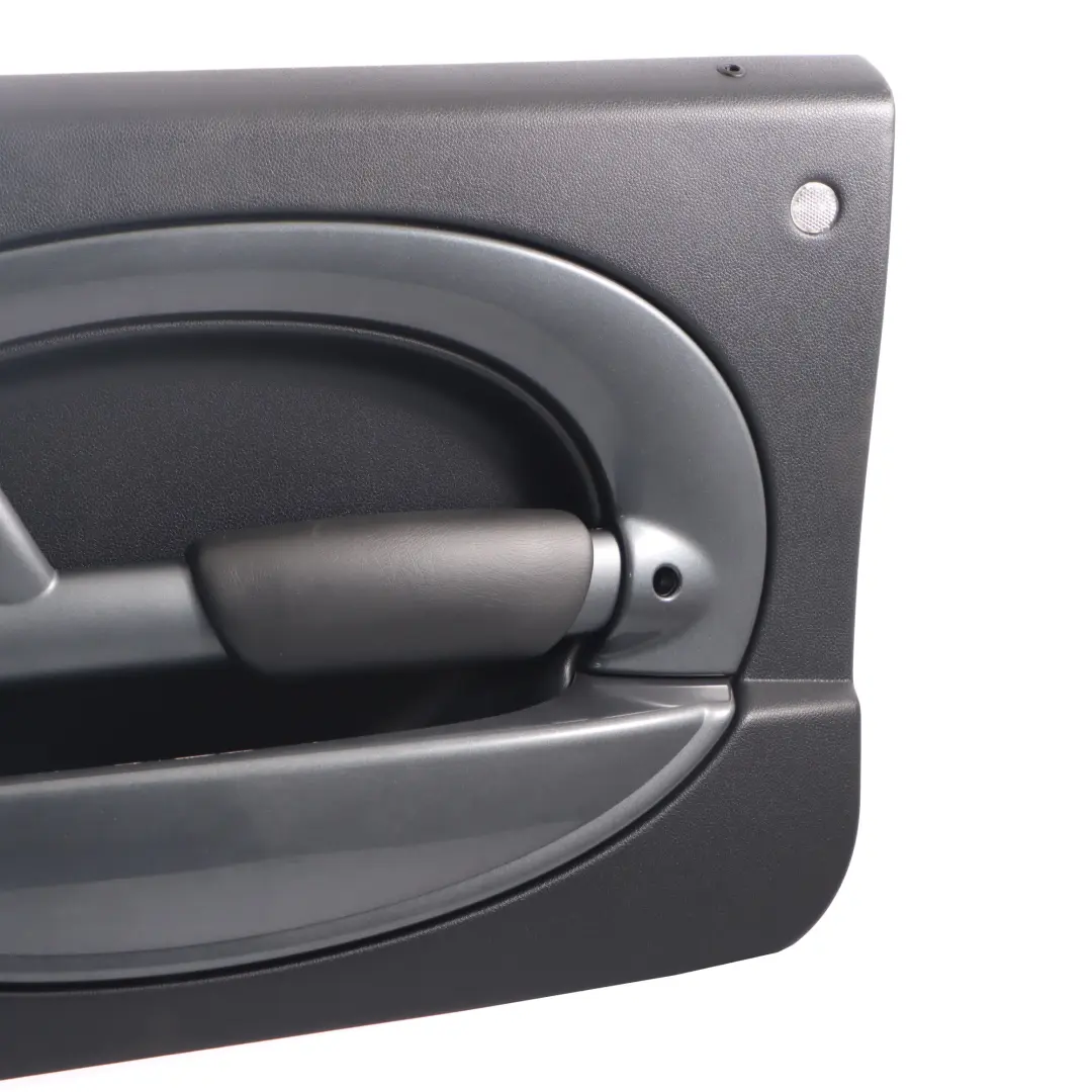 Door Card Front Right O/S Side Trim Panther Anthracite Black to Mini R50 R53 with Part number 7113432 Mini R50 R53 Door Card Front Right O/S Side Trim Panther Anthracite Black - SKU 7113432-3 - Part number 7113432