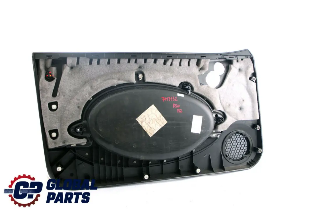 BMW Mini R50 R53 Front Right O/S Door Card Side Trim Panther Black Anthracite - SKU 7113432 - Part number 7113432