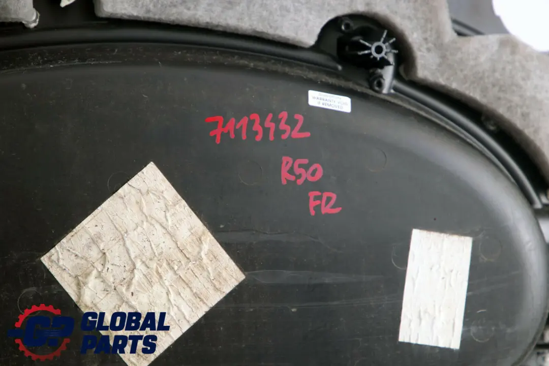 Türverkleidung Dekor Anthrazit Vorne Rechts Panther Schwarz für BMW Mini R50 mit Teilenummer 7113432 BMW Mini R50 Türverkleidung Dekor Anthrazit Vorne Rechts Panther Schwarz - SKU 7113432 - Teilenummer 7113432