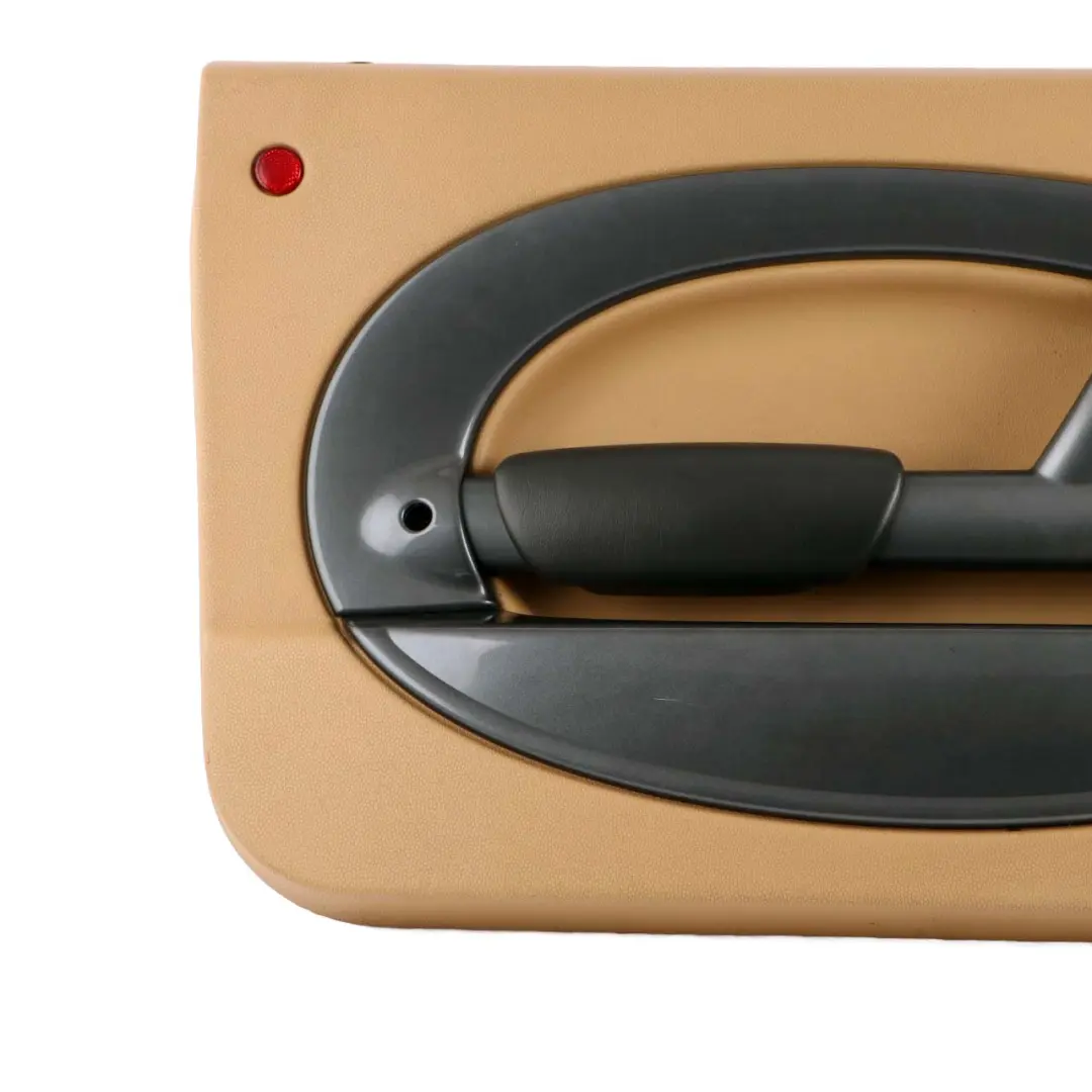 Front Left N/S Door Card Side Trim Panel Cordoba Beige Anthracite to Mini R50 R53 with Part number 7113439 Mini R50 R53 Front Left N/S Door Card Side Trim Panel Cordoba Beige Anthracite - SKU 7113439 - Part number 7113439