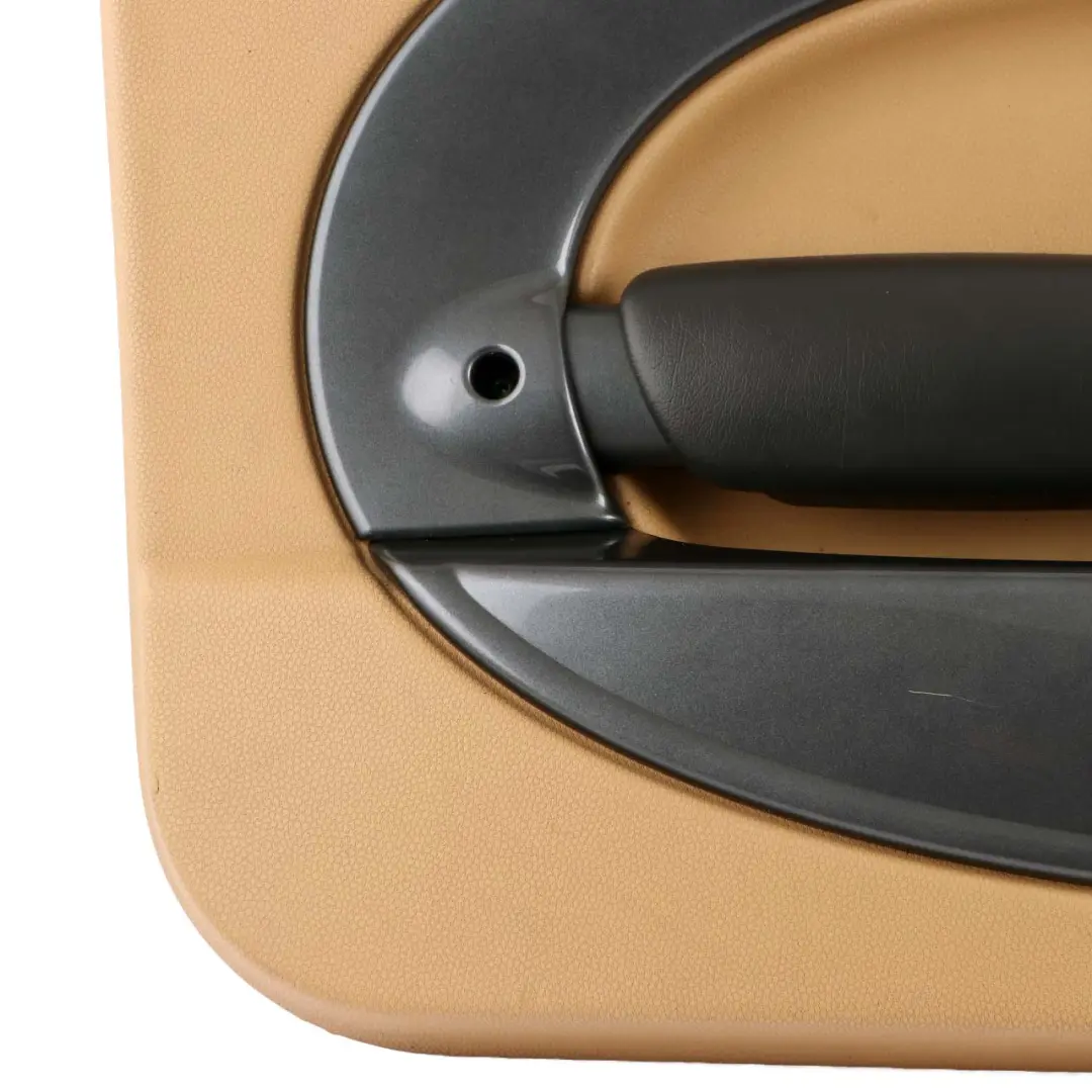 Front Left N/S Door Card Side Trim Panel Cordoba Beige Anthracite to Mini R50 R53 with Part number 7113439 Mini R50 R53 Front Left N/S Door Card Side Trim Panel Cordoba Beige Anthracite - SKU 7113439 - Part number 7113439