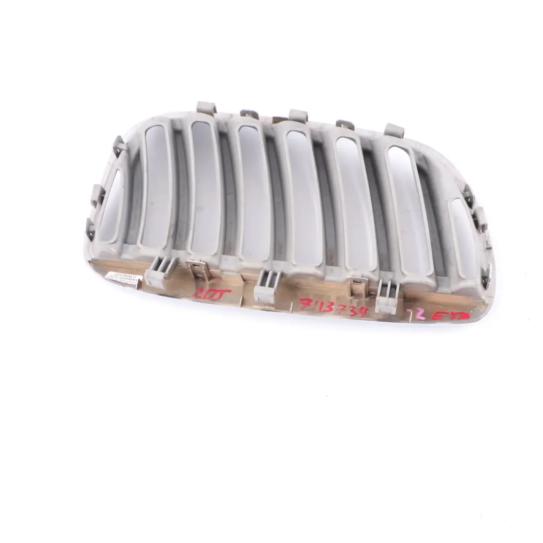 BMW X5 E53 Grille Air Inlet Left N/S Front Panel Exterior Trim Chrome - SKU 7113733-2 - Part number 7113733