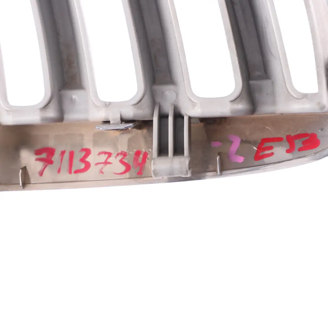 BMW X5 E53 Grille Air Inlet Left N/S Front Panel Exterior Trim Chrome - SKU 7113733-2 - Part number 7113733