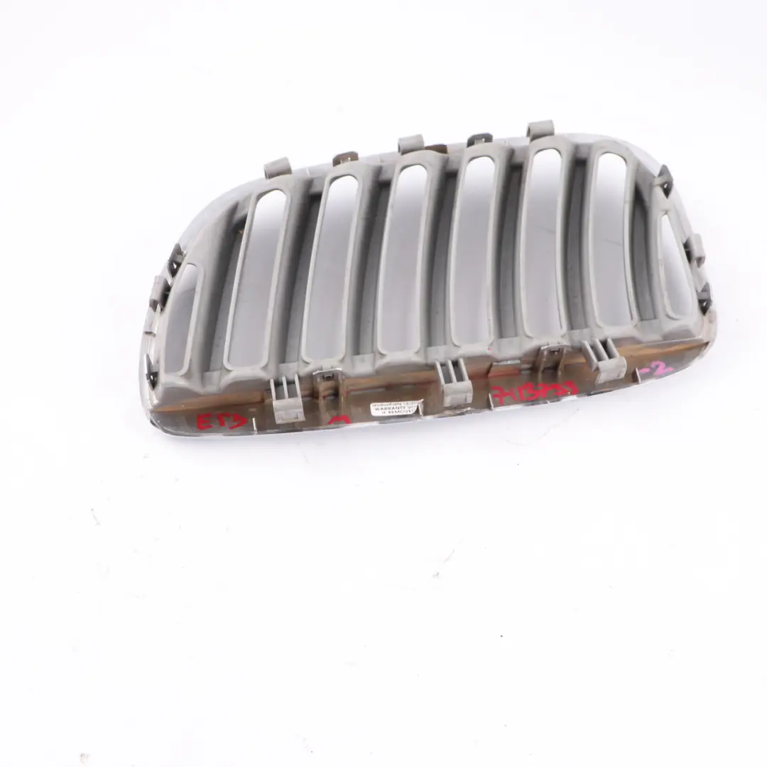 Grille Air Inlet Right O/S Front Panel Exterior Trim Chrome to BMW X5 E53 with Part number 7113734 BMW X5 E53 Grille Air Inlet Right O/S Front Panel Exterior Trim Chrome - SKU 7113734-2 - Part number 7113734