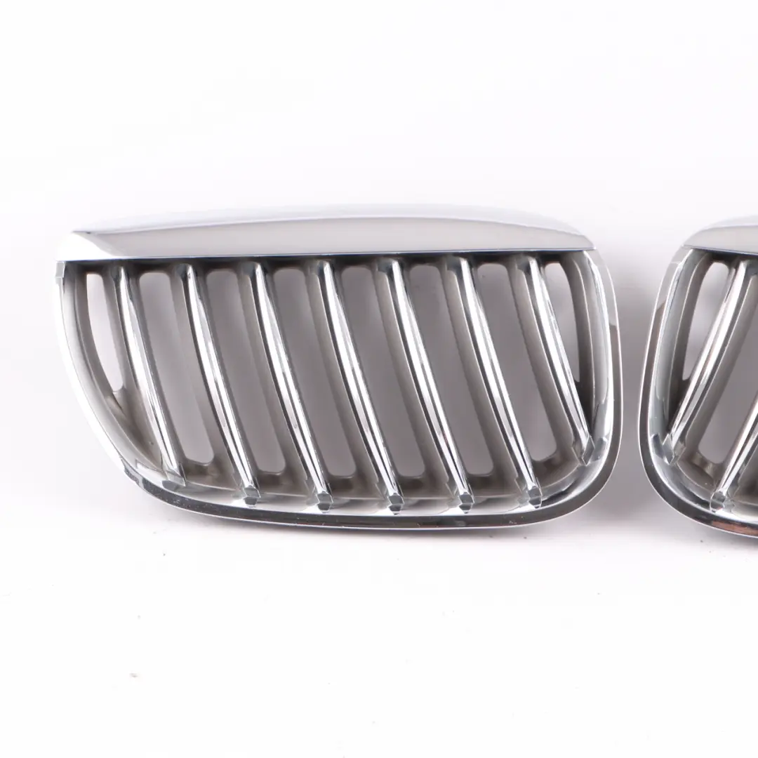 BMW X5 E53 Front Grille Kidney Radiator Air Inlet Left Right N/O/S Set Chrome - SKU 7113734/7113733 - Part number 7113734