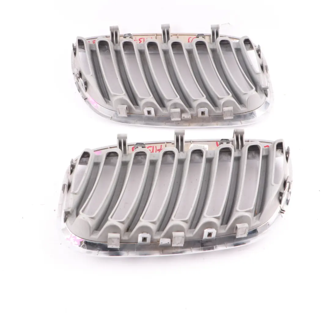 Front Grille Kidney Radiator Air Inlet Left Right N/O/S Set Chrome to BMW X5 E53 with Part number 7113734 BMW X5 E53 Front Grille Kidney Radiator Air Inlet Left Right N/O/S Set Chrome - SKU 7113734/7113733 - Part number 7113734