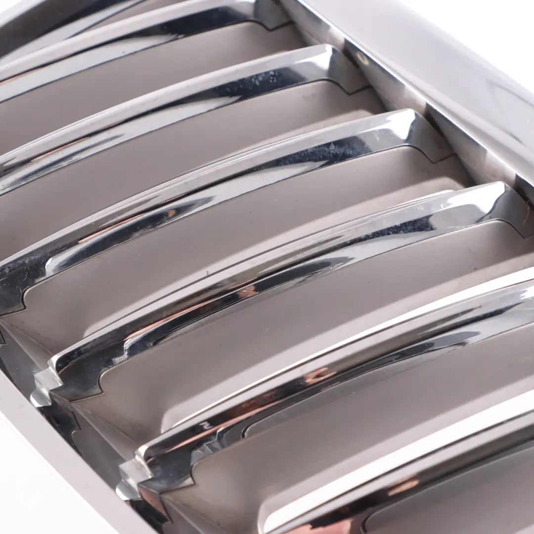 Front Grille Kidney Radiator Air Inlet Left Right N/O/S Set Chrome to BMW X5 E53 with Part number 7113734 BMW X5 E53 Front Grille Kidney Radiator Air Inlet Left Right N/O/S Set Chrome - SKU 7113734/7113733 - Part number 7113734