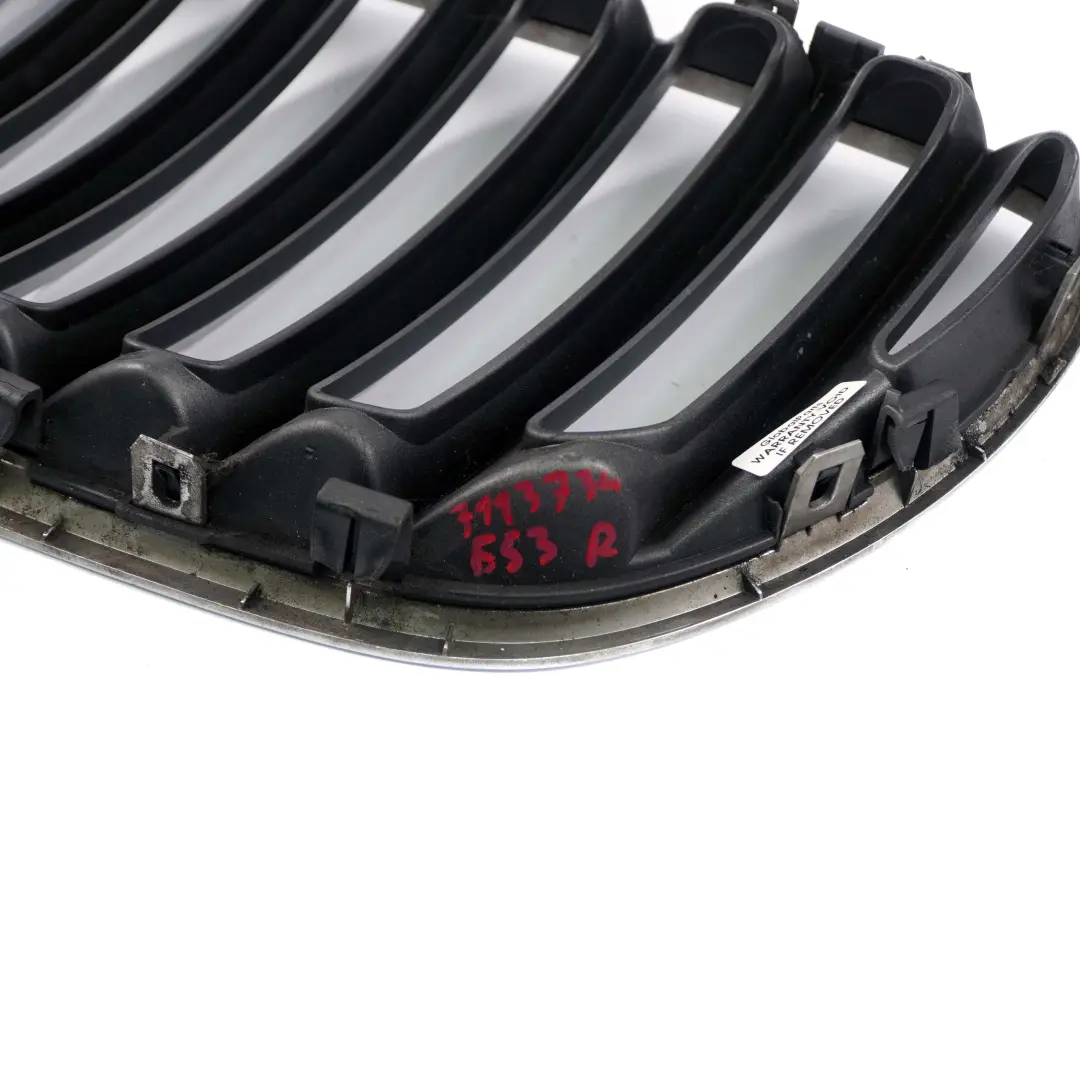 BMW X5 E53 Kratka nerka grill maski prawy - SKU 7113734 - Numer Części 7113734