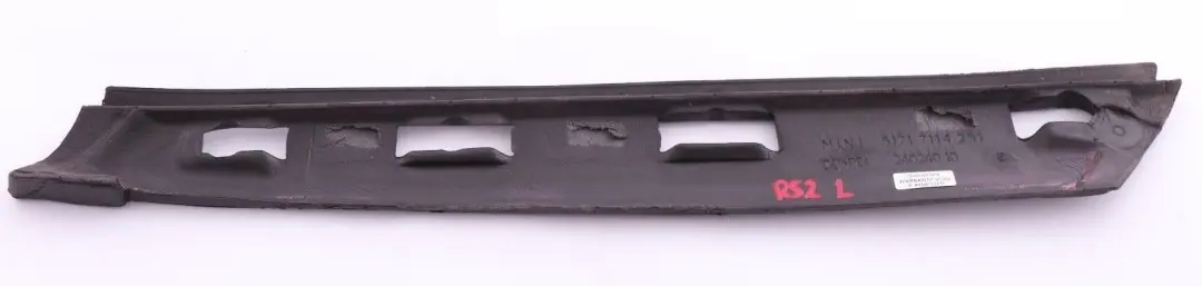 Mini Cooper R52 Cabrio A-pillar Moulded Foam Insulation Left N/S - SKU 7114251 - Part number 7114251