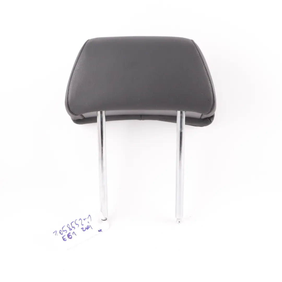 BMW E60 E61 Seat Headrest Front Left Right N/O/S Comfort Seat Black Leather - SKU 7114422 - Part number 7114422