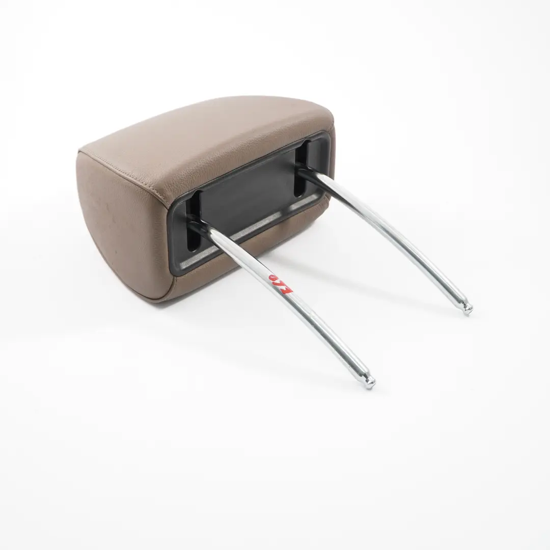 Front Seat Headrest Left Right N/O/S Leather Head Rest Brown to BMW E60 E61 with Part number 7076666 BMW E60 E61 Front Seat Headrest Left Right N/O/S Leather Head Rest Brown - SKU 7076666 - Part number 7076666