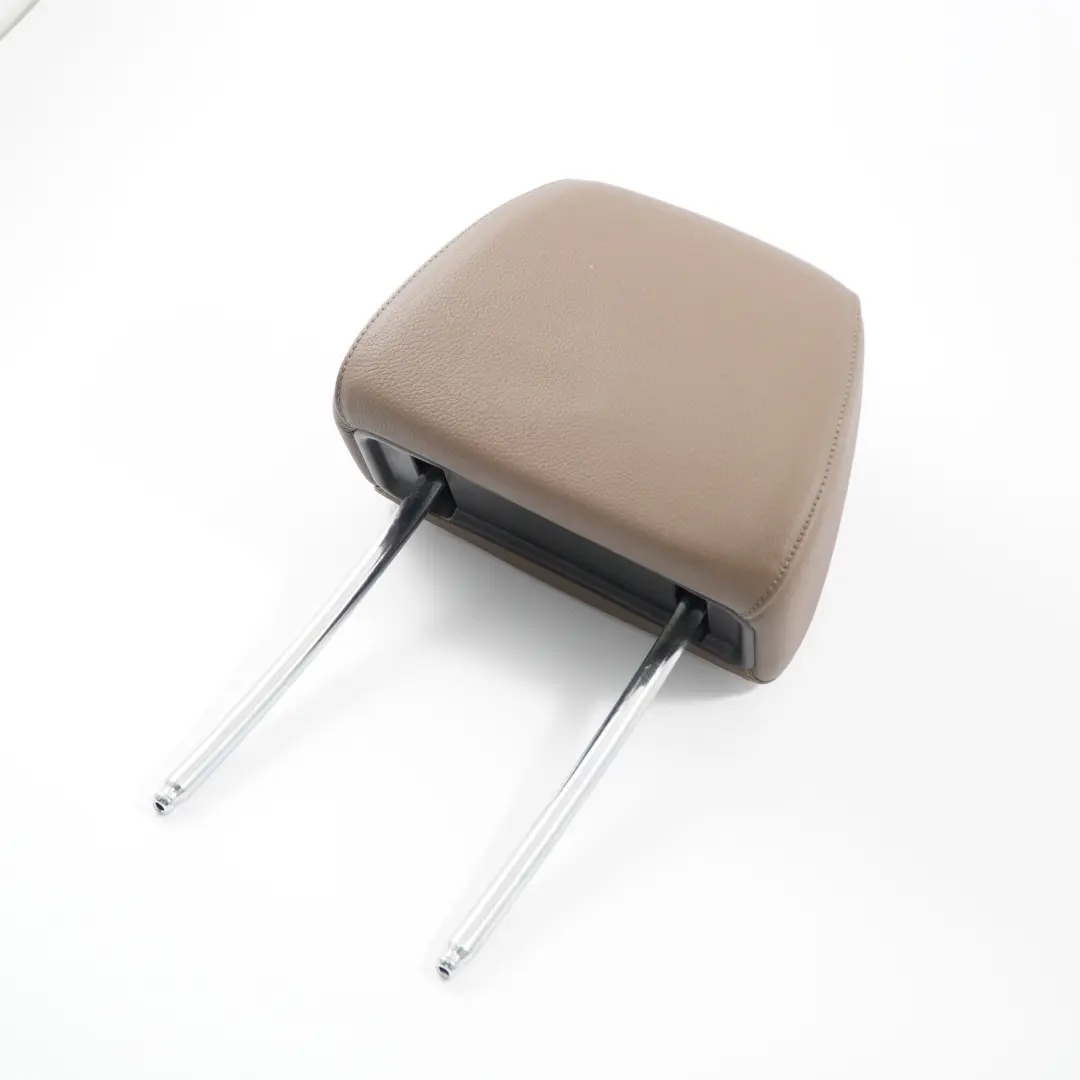 Front Seat Headrest Left Right N/O/S Leather Head Rest Brown to BMW E60 E61 with Part number 7076666 BMW E60 E61 Front Seat Headrest Left Right N/O/S Leather Head Rest Brown - SKU 7076666 - Part number 7076666