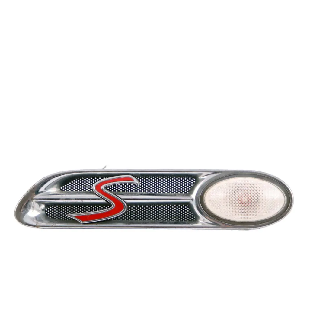 Mini Cooper S R52 R53 Finisher Indicator Panel Trim Front Left Right Chrome Set - SKU 7114733 / 7114734 - Part number 7114733