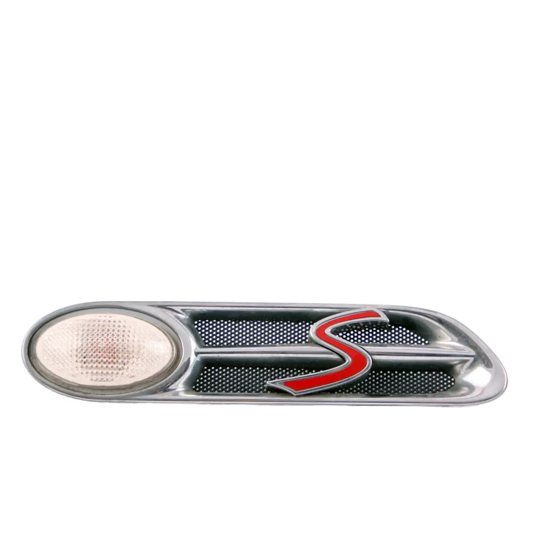 Mini Cooper S R52 R53 Finisher Indicator Panel Trim Front Left Right Chrome Set - SKU 7114733 / 7114734 - Part number 7114733