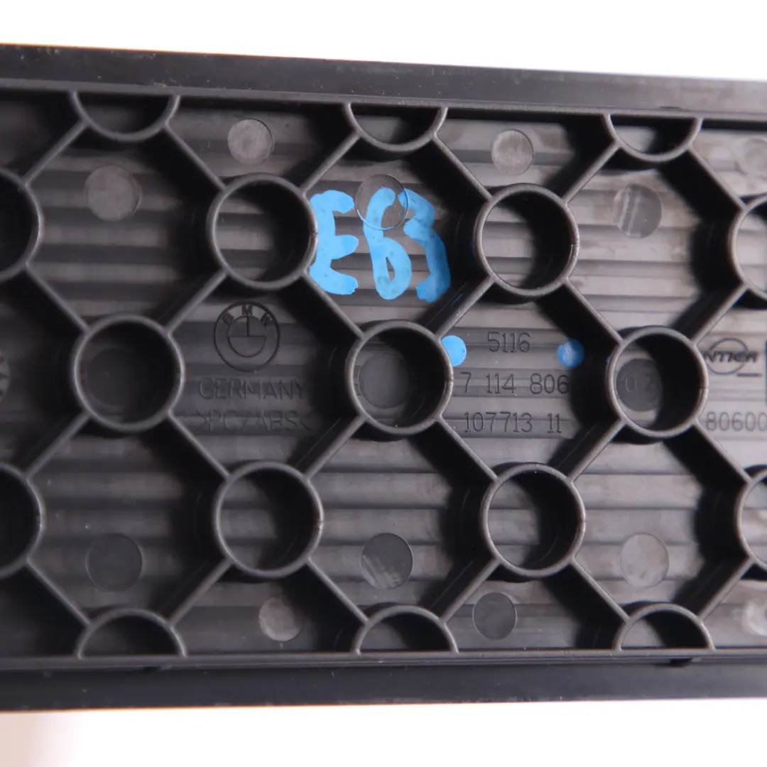 BMW E63 E64 Cubierta Portafusibles Guantera Embellecedor - SKU 7114806 - Número de pieza 7114806