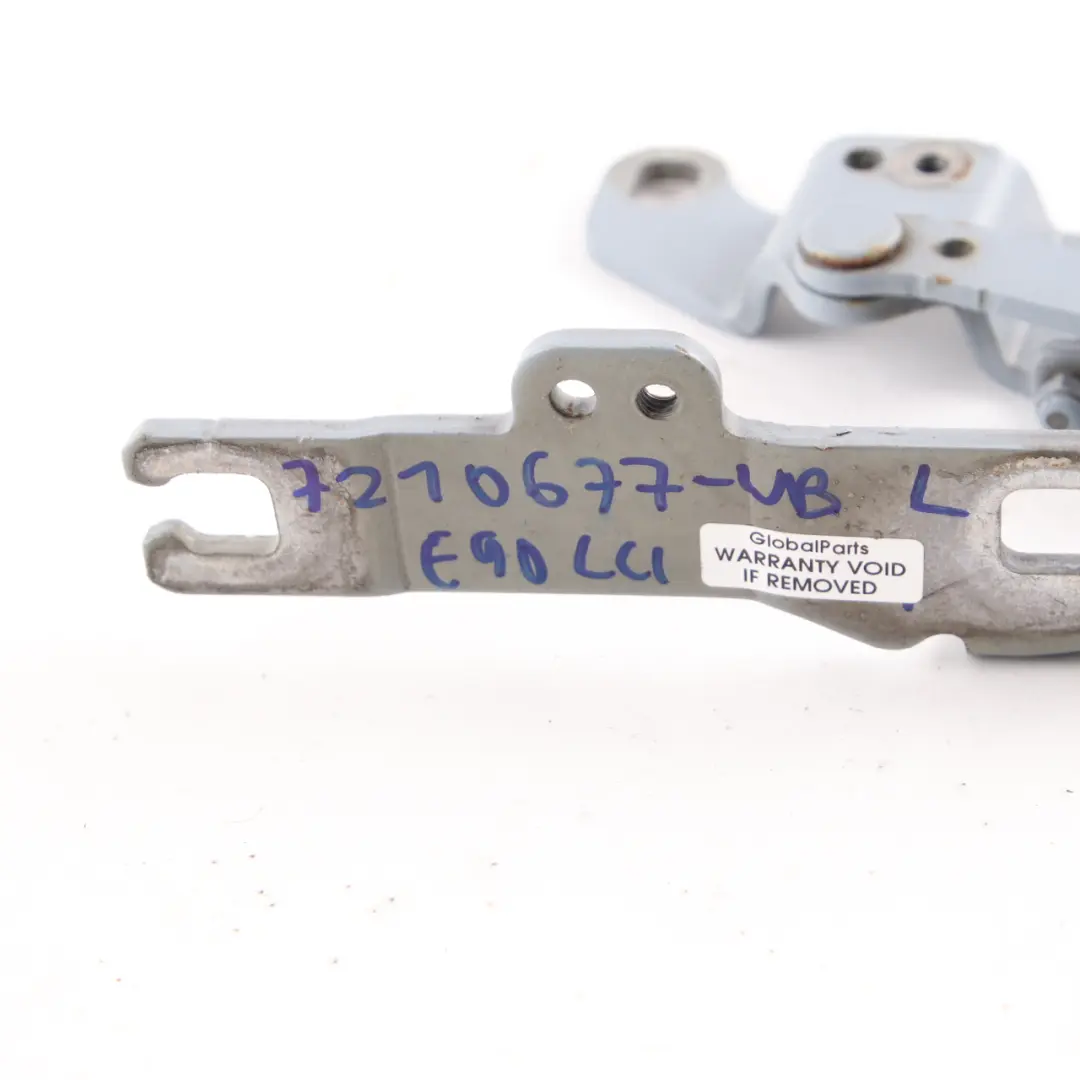 BMW 3 Series E90 E92 LCI Front Left Engine Bonnet Hinge N/S Bluewater - SKU 7115263-WB - Part number 7210677