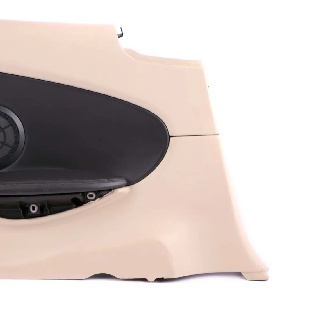 BMW 6 E63 Coupe Rear Left N/S HiFi Lateral Trim Panel Leather Cream Beige - SKU 7115473	 - Part number 7115473